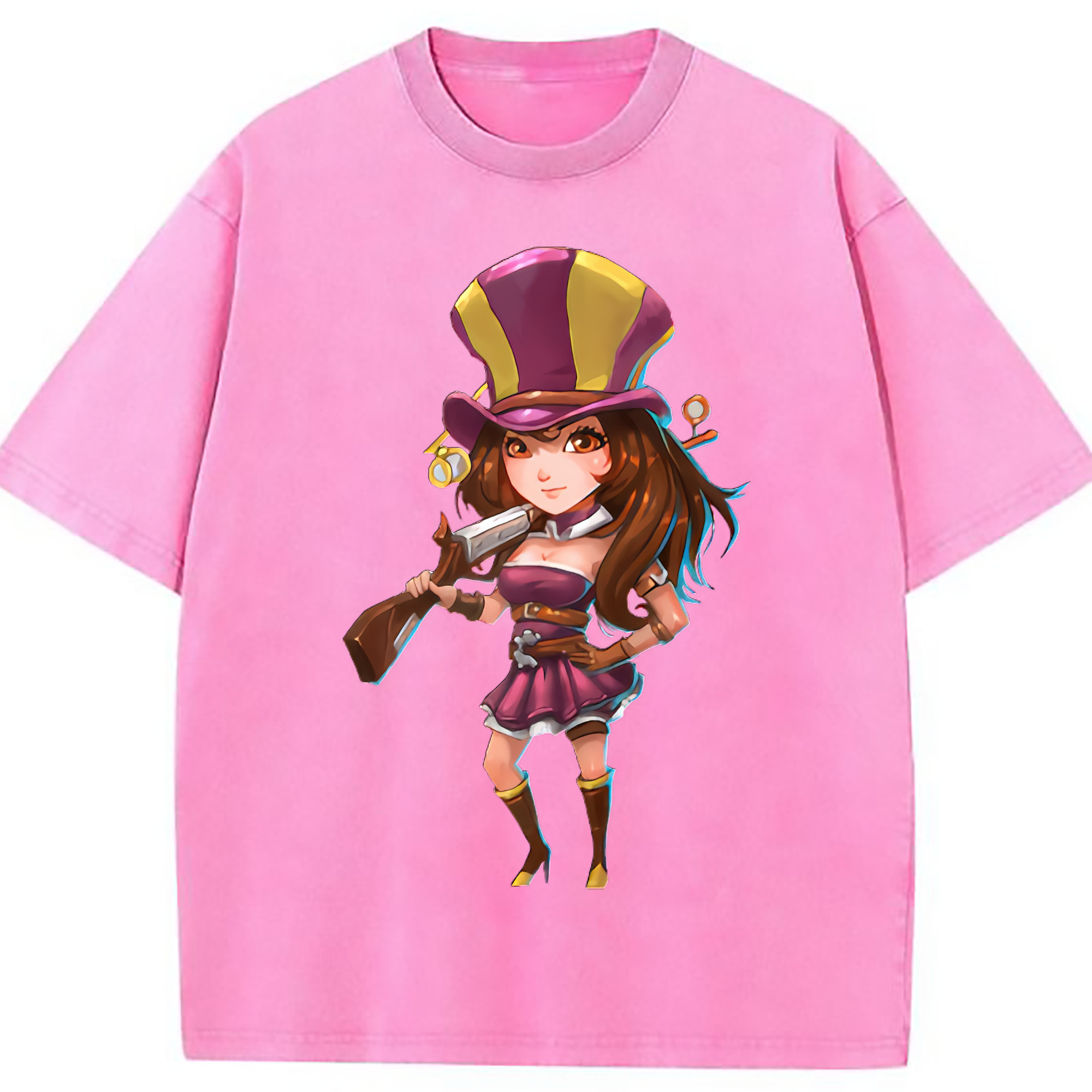 （画像用） リーグ・オブ・レジェンド League of Legends LOL 綿100% ヴィンテージ風 半袖Tシャツ（フロントプリント）